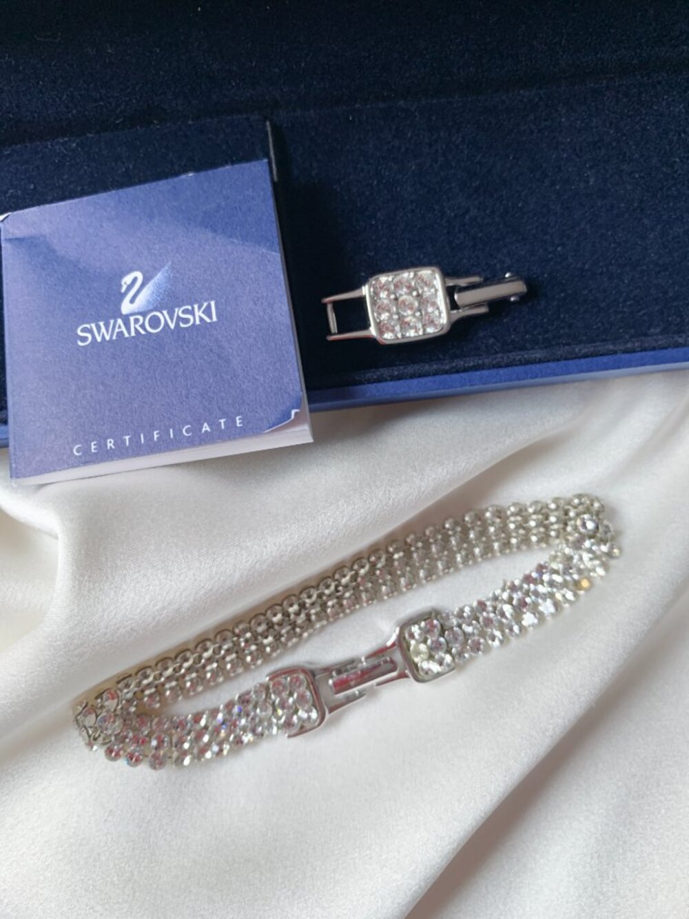 Swarovski Triple Row Tennis Bracelet